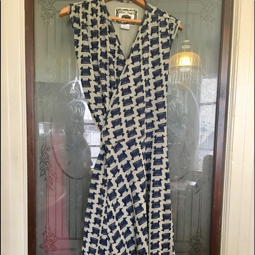 Effie’s Heart Wrap Dress Size L